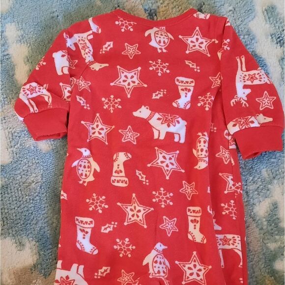 Holiday fleece onesie  - Picture 2 of 3